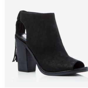 Vince Camuto open toe booties